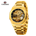 Forsining 375 Color Band Steel Mechanical Watches Luxury Tourbillon Relojes Automatic Watch Men
